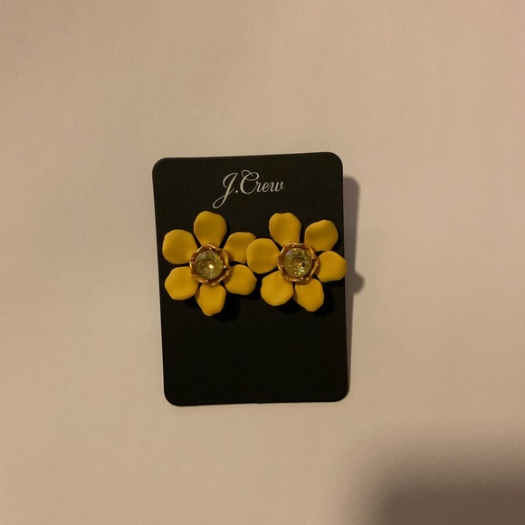 J.crew crystal floral stud earring - Picture 6 of 7